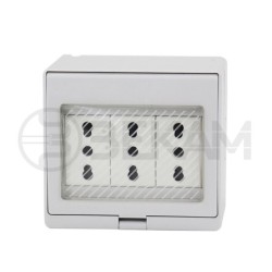 Caja Estanca IP55 Triple Enchufe - Bekam