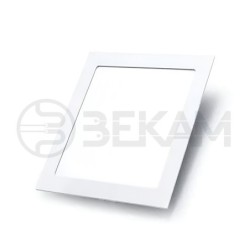 Panel LED Cuadrado Embutido 18W 3000K