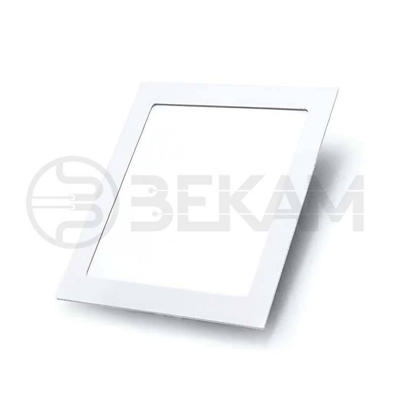 Panel LED Cuadrado Embutido 18W 3000K