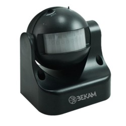 Sensor Movimiento Negro 180° - Bekam