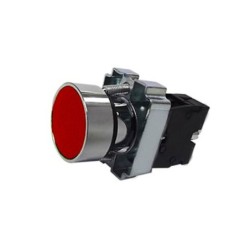 Pulsador Metálico Rojo - Bekam