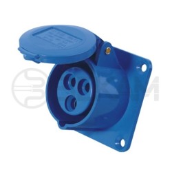 Hembra Embutida 32A Azul - Bekam