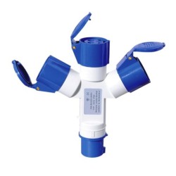 Triple Industrial 16A - Bekam